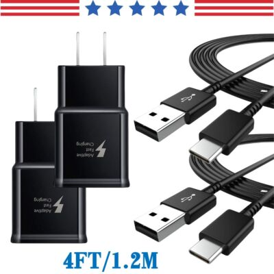 4FT USB Cable Type C Fast Charging Cable Cord For Samsung Galaxy S20 S21 S22 S23