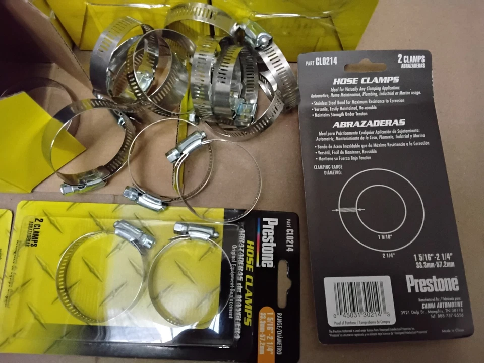 200件装Prestone软管夹,Abrazaderas尺寸28(33至57毫米)优质高Qlt — 第 4/4 张图片