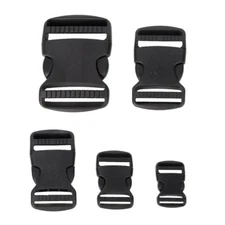 Buckle Quick Side Release Clips Slider Webbing Straps Buckles Plastic Kit