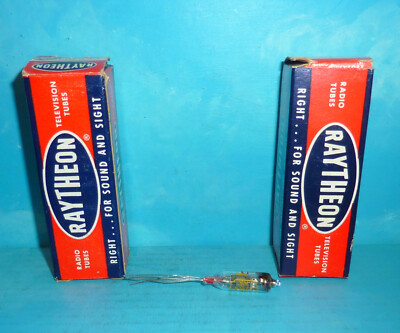 2 RAYTHEON CK-5784 WA Subminiature Tubes D Getter NOS/NIB 