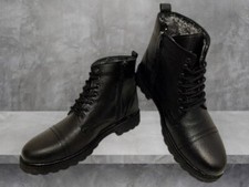 ESERCITO UOMO NERO OUTDOOR SCI FODERATO STIVALI INVERNALI BOOT'S SCARPE BASSE