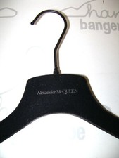 ALEXANDER MCQUEEN 15" DRESS SHIRT S-2.5 BLACK W/H FELT HANGERS SET 20