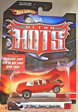 2006 Hot Wheels Ultra Hots 11/36 67 CAMARO CONVERTIBLE Orange w/RealRiderRLMagSp