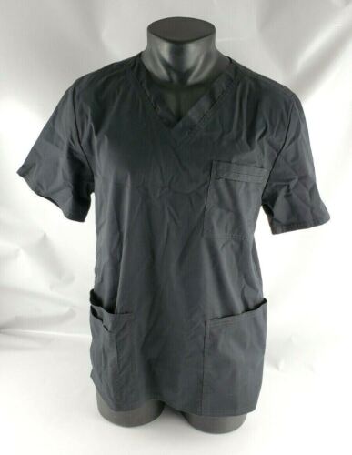 Scrubs Cherokee Workwear Core Stretch Top Small 4725 Black Unisex Adult Small -S - Picture 1 of 10