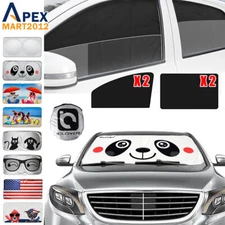 Car Windshield Sun Shade & Magnetic Auto Side Window Visor UV Block Shield Cover