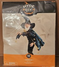 New Hyde and Eek Kids Halloween Wizard Costume One Size Fits Most Hat Cape