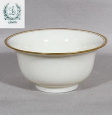 Lenox Porcelain Liner Insert 4 1/8" Diameter 2" Tall Green Backstamp