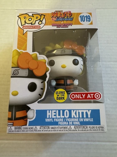 Funko Pop Naruto Hello Kitty 1019 (Glow in the Dark) 2022 Vinyl Figure