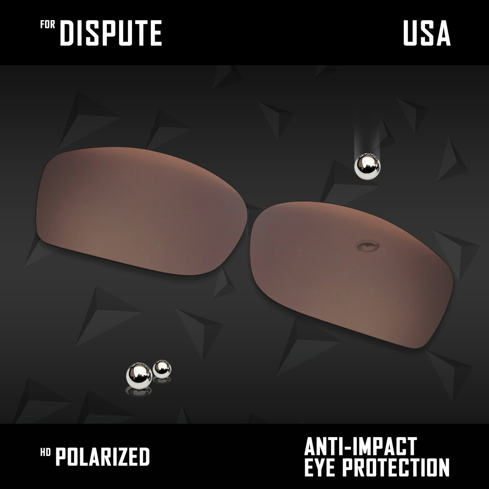 Anti Scratch Polarized Replacement Lens for-Oakley Dispute OO9233 Sunglasses