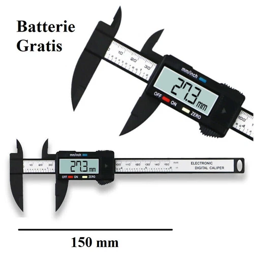 Digitaler Messschieber Schieblehre Messlehre 0-150mm LCD Display Messen Digital - Bild 15 von 15