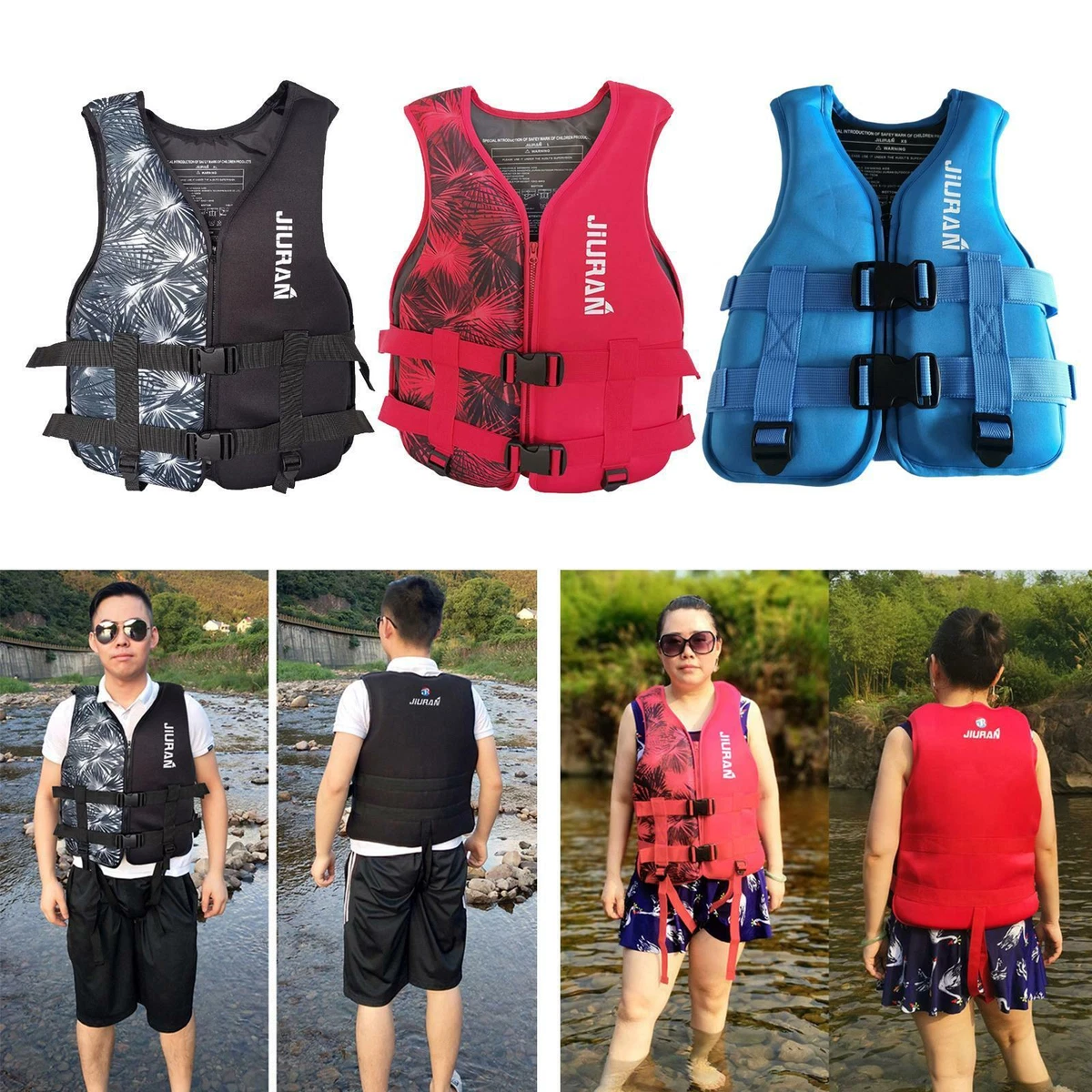 Life Jacket Watersport Kayak Ski Buoyancy Aid Wakeboard Life Vest Lifejacket