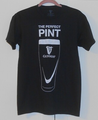YOUNG MEN'S GUINNES BLACK THE PERFECT PINT'' TEE - SIZE SMALL
