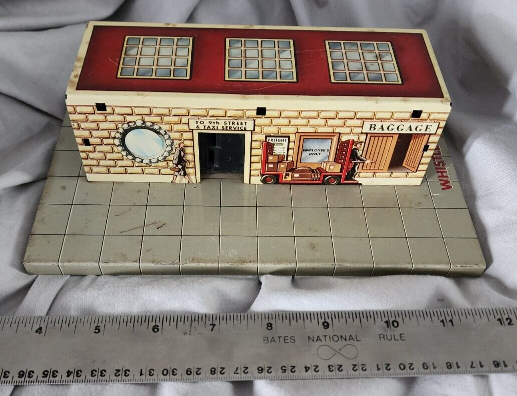 MAR TOYS TRAIN WHISTLING UNION STATION 2890 no canopy version MARX eBay