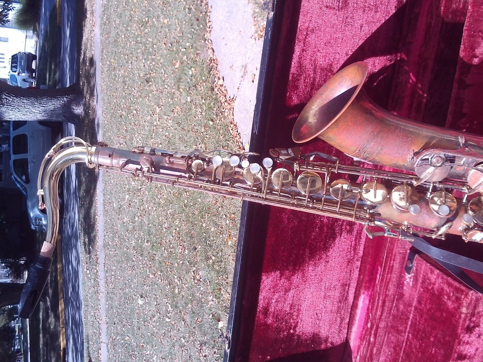 BUESCHER 400 SAXOPHONE TENOR , NEEDS TLC , CHEAP NEW NECK eBay