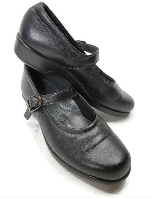 SAS Maria Mary Janes Womens See Measurements Black Leather Tripad Comfort USA for sale online