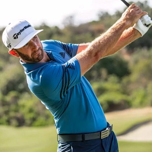 adidas blue golf shirt
