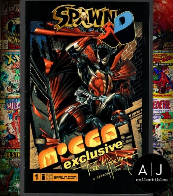 SPAWN 3D #1 VF+ 8.5 MOCCA Exclusive Todd McFarlane 2006 with