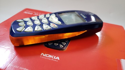 Nokia 3510 - (Unlocked) Classic Mobile Phone BLUE Rare Boxed - Afbeelding 6 van 8