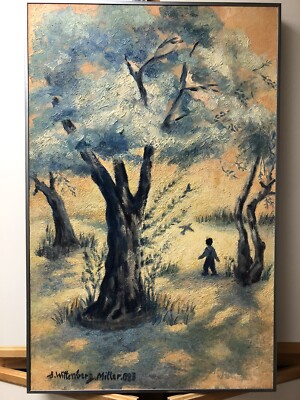 Shulamith WITTENBERG-MILLER (20th Century) Oil Painting. 