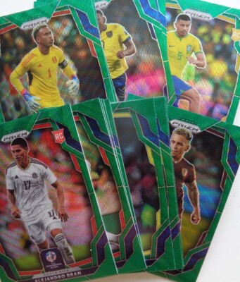 2024 Panini Prizm COPA America Soccer - GREEN - Parallel - Pick
