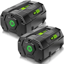 2x 56V 5 Ah For EGO Lithium-Ion Battery Replacement Power+ BA4200 for EGO Tools