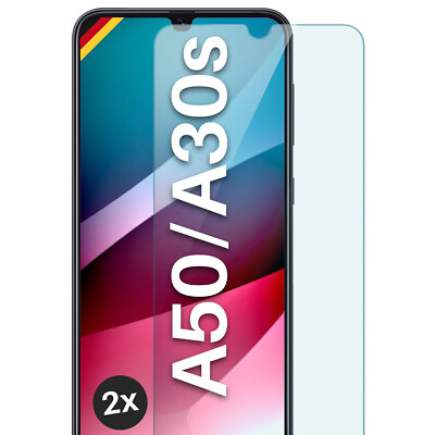 2x Echt Glas für Samsung Galaxy A50 / A30s Panzerfolie HD Premium Displayschutz