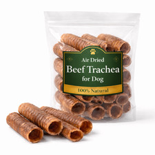 2Kg Beef Air Pipe Moo Tubes Trachea Windies for Dogs 100% Natural Pet Treats