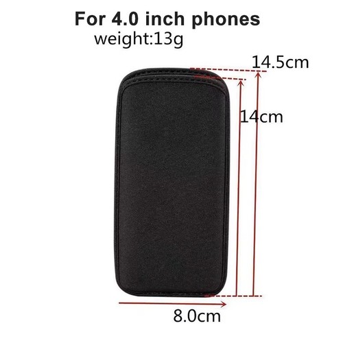 Sleeve Case Mobile Phone Pouch Neoprene Bag Soft Cover Mobile Phone Bag - Afbeelding 6 van 12