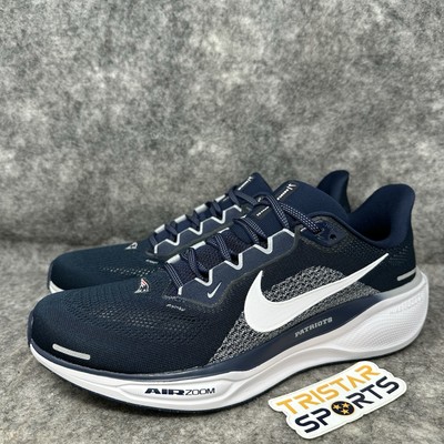 New England Patriots Nike Zoom Pegasus 41 Running Shoes Mens Size Navy  NFL