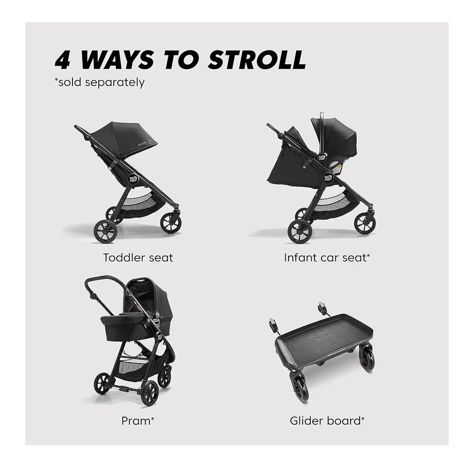 Baby Jogger City Mini GT2 Single Stroller - Opulent Black