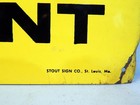 Vtg NOS ORIGINAL DeLaval Dairy Equipment 18" x  12" Tin Sign Stout Sign Co MO. — photo 10