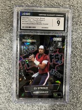 2023 Wild Card Comix - CJ Stroud #ACBP2-CS3 Black^3-Metallic Crystal 1 Of 1