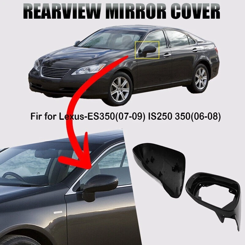 LEFT DRIVER SIDE OUTER MIRROR COVER FRAME For LEXUS IS250 IS350 ES350 2006-2008 - Image 4 of 4