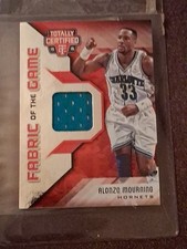 15-16 Panini Totally Certified - F O T H Game Materials Alonzo Mourning # /199