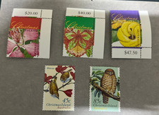 (1977) 27-12-2025 - Australia - Christmas Island x 3+2 mint BIRD & FLOWER stamp