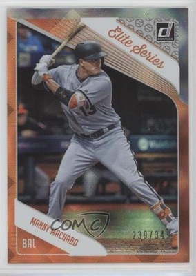 2018 Panini Donruss Elite Series Silver 239/349 Manny Machado #ES4 fm0