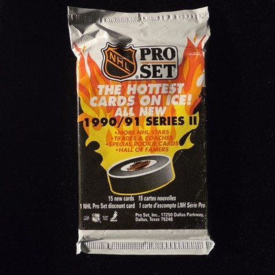 1990 Pro Set Hockey Series II 15 Cards Pack Factory Sealed