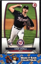 Cade Cavalli 2023 Bowman #94 Washington Nationals Rookie RC