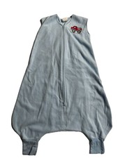 Halo Sleep Sack Fleece With Legs Size 2-3T Blue With Zipper - Truck Design