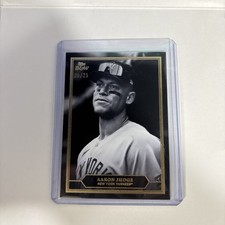 2025 Topps Black & White Prized Portraits  Aaron Judge  New York Yankees/25 #PP7