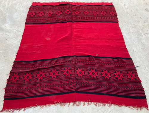 Vintage Traditional Handmade Lovely Turkish Kilim Floor Rug Carpet 186x142 cm