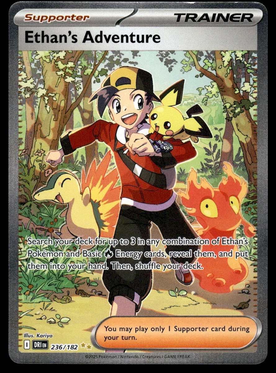 ethan's adventure pokemon card Ethan's Adventure 236/182