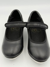 Girl s Stelle Black Mary Jane Tap Shoes 12 ML Not Shiny With Strap