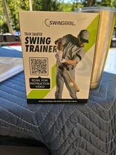 SWINGRAIL Baseball & Softball Swing Trainer - Batting Hitting Aid by SWINGRAIL