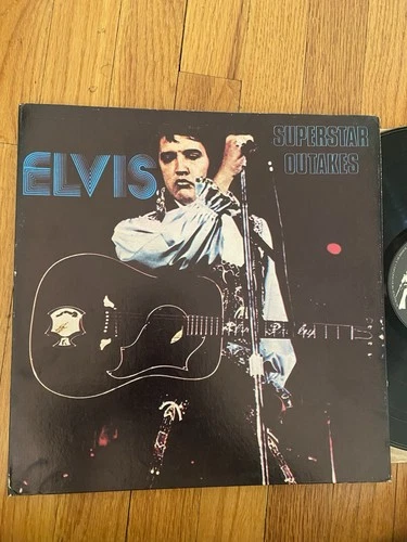 ELVIS PRESLEY ELVIS SUPERSTAR OUTTAKES NM LP MORE ELVIS LPS FREE SHIP