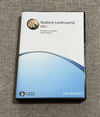 NEW SEALED 3D Realtime Landscaping PRO Professional Landscape Design Software PC