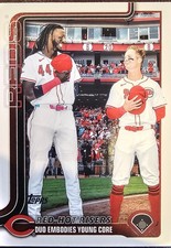 2025 Topps Update Series - Veteran Combos Elly De La Cruz/ Matt McLain #US331