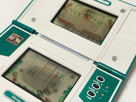 Used Nintendo Game and Watch Green House GH-54 Handheld Game Console