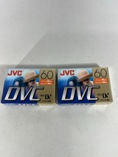 JVC Mini DV Digital Video Cassette DVM60ME Mini DVC Tapes Lot Of 2 New Sealed