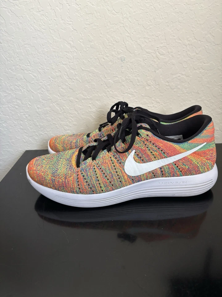 Nike LunarEpic Flyknit Low (843764-004) Para hombres Zapatos para Correr Talla 13 Multicolor Foto 3 de 4